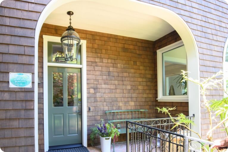 Home enterance - Custom Homes in the Marin County